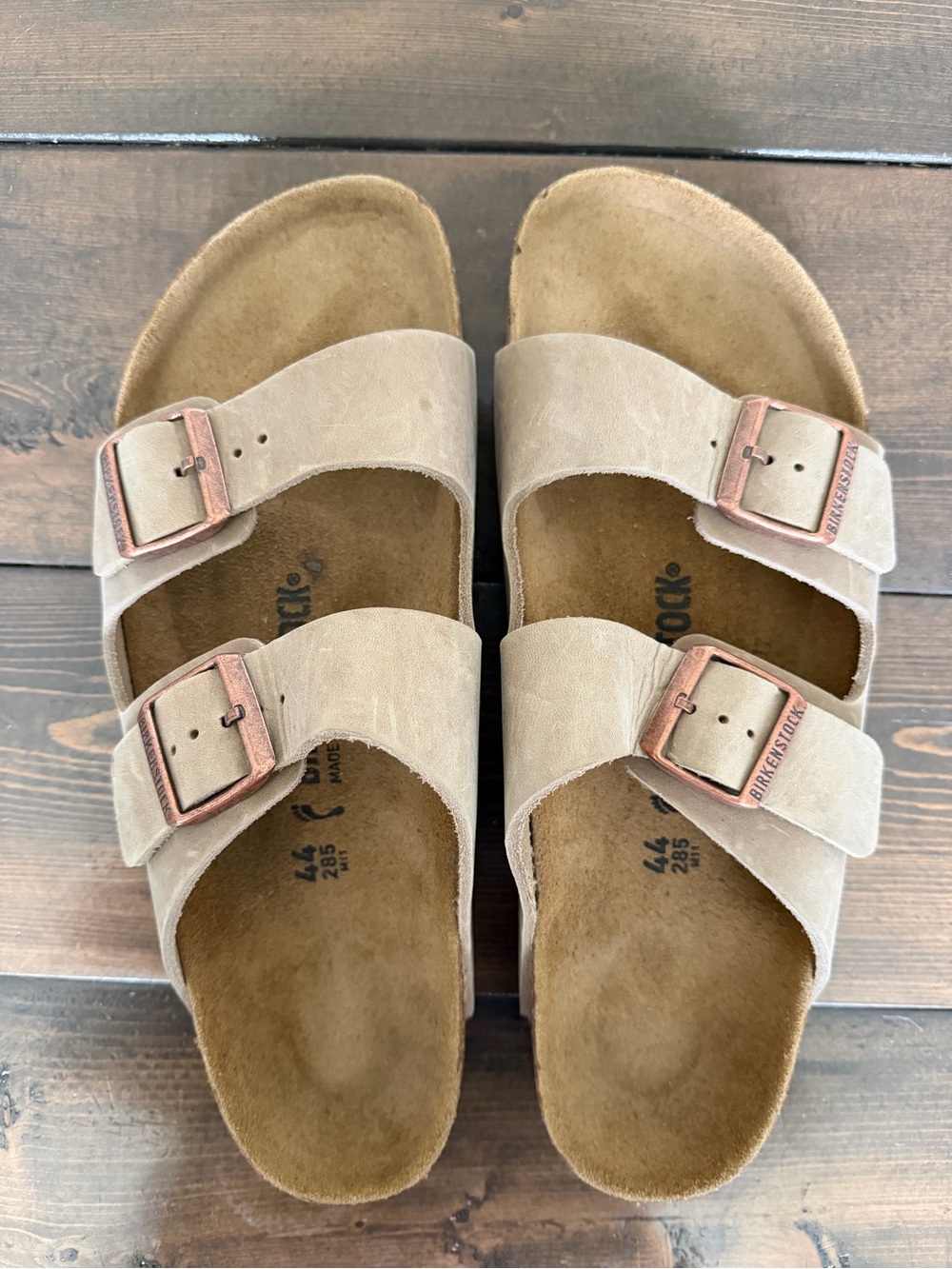 Tobacco Brown Oiled Leather Arizona Birkenstock